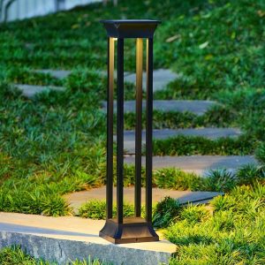 Solar Powered Outdoor Light Pathway Garden Lamp LED Bollard Yard Security Lawn Landscape Lighting Solar Pathway Lights Outdoor