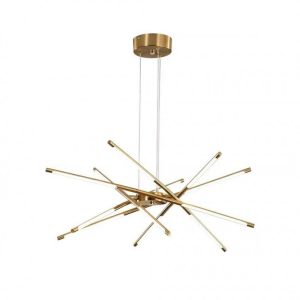 Modern Home Kitchen Golden Chandeliers Creative Acrylic Led Pendant Lights Bar Hotel Home Decorative Chandelier Hanging Lamp