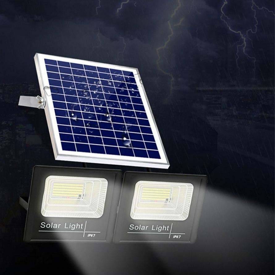 China Factory Seller Outdoor Ip67 Waterproof High Power 100W 120W 200W Solar Flood Lights Street Lamp - 图片 3