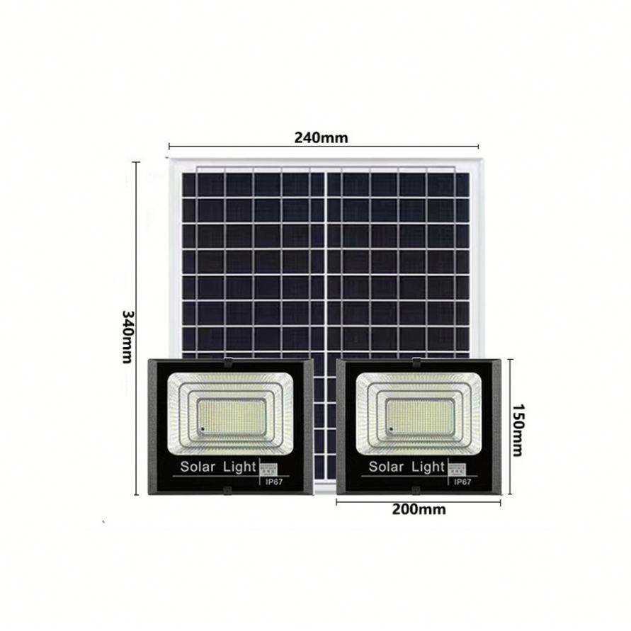 China Factory Seller Outdoor Ip67 Waterproof High Power 100W 120W 200W Solar Flood Lights Street Lamp - 图片 4