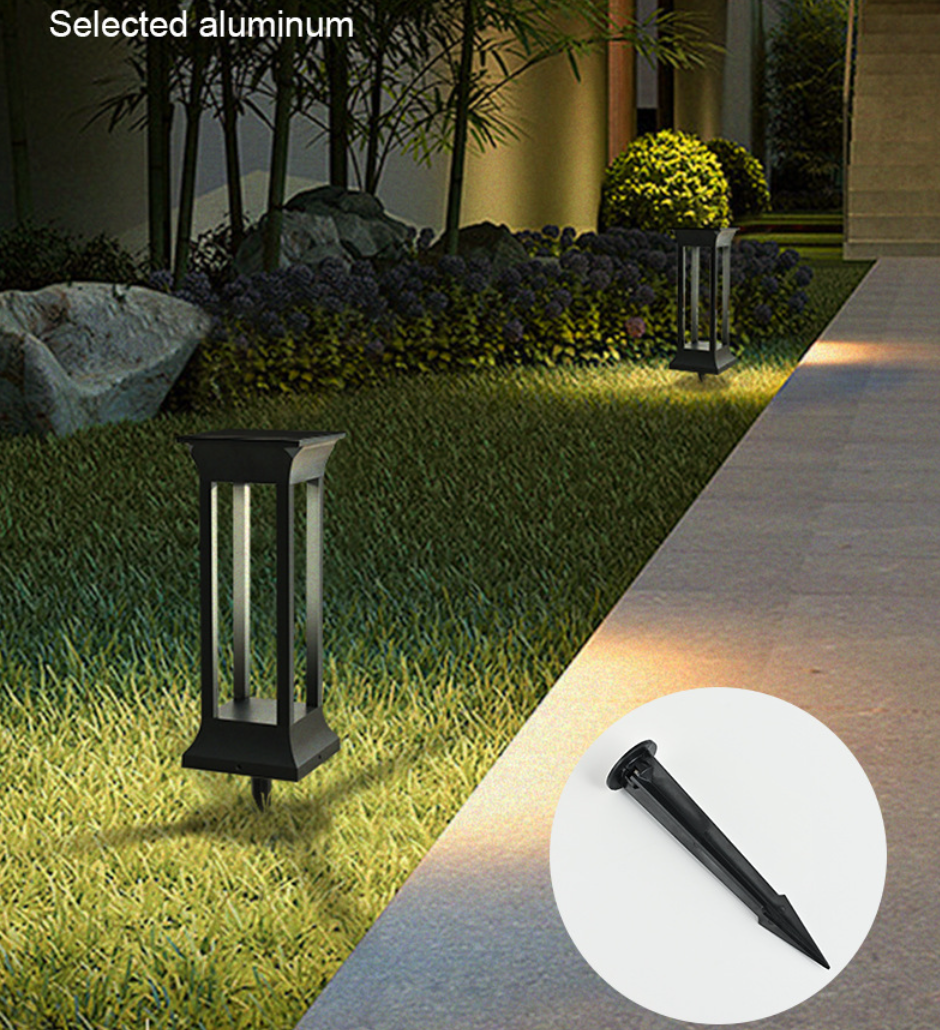 Solar Powered Outdoor Light Pathway Garden Lamp LED Bollard Yard Security Lawn Landscape Lighting Solar Pathway Lights Outdoor - 图片 3