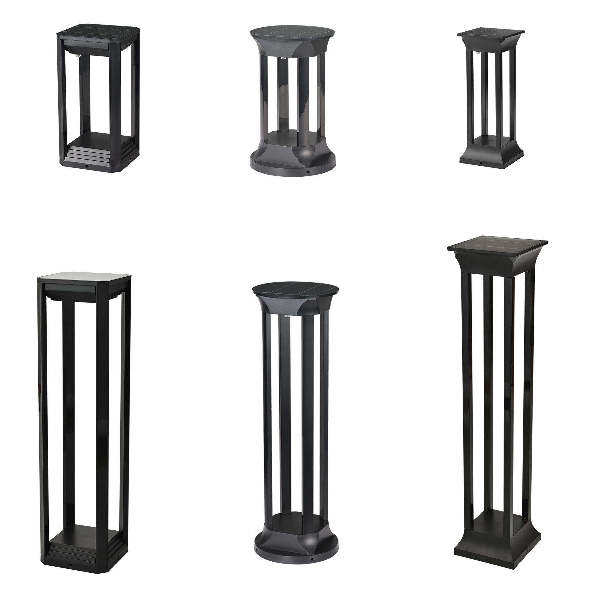 Solar Powered Outdoor Light Pathway Garden Lamp LED Bollard Yard Security Lawn Landscape Lighting Solar Pathway Lights Outdoor - 图片 4