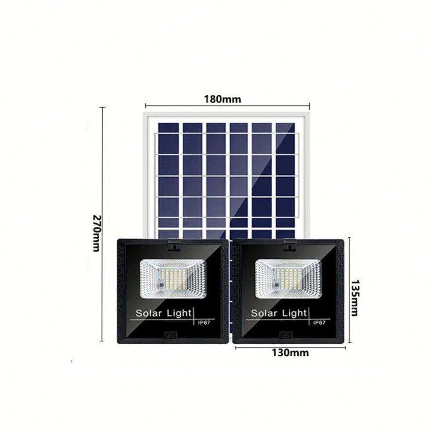 China Factory Seller Outdoor Ip67 Waterproof High Power 100W 120W 200W Solar Flood Lights Street Lamp - 图片 5