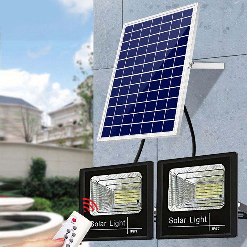 China Factory Seller Outdoor Ip67 Waterproof High Power 100W 120W 200W Solar Flood Lights Street Lamp - 图片 6