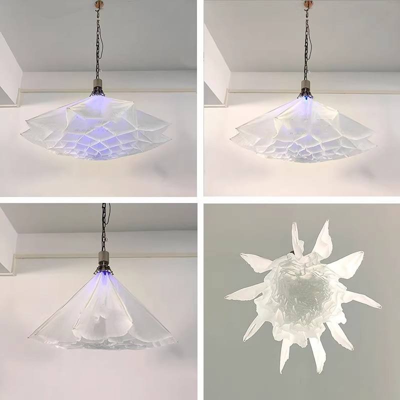 Led Flower Light Motif Lights Atmosphere Lotus Flower Lamp Stage Creative Decors Art Lighting Dynamic Art Deco Chandelier Lamp - 图片 6