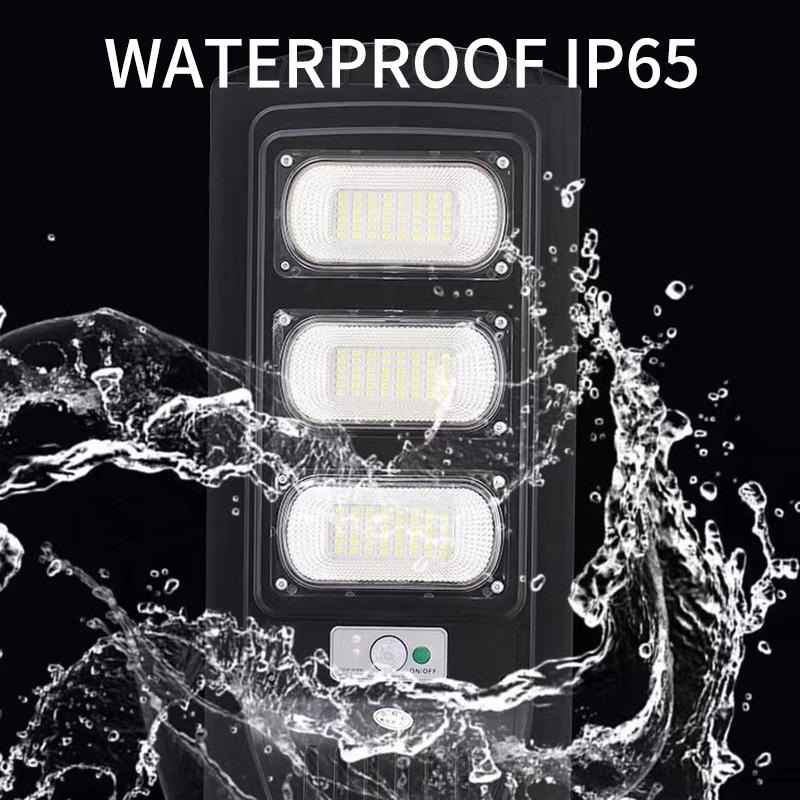 Solar Street Lights Solar Security Flood Light Parking Lot Court Garage Patio Waterproof All in One Solar Street Light Outdoor - 图片 5