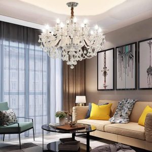 OEM Bedroom Dining Room Living Room Lights Ceiling Lighting Wedding Chandeliers Pendant Lights Hanging Modern Crystal Chandelier