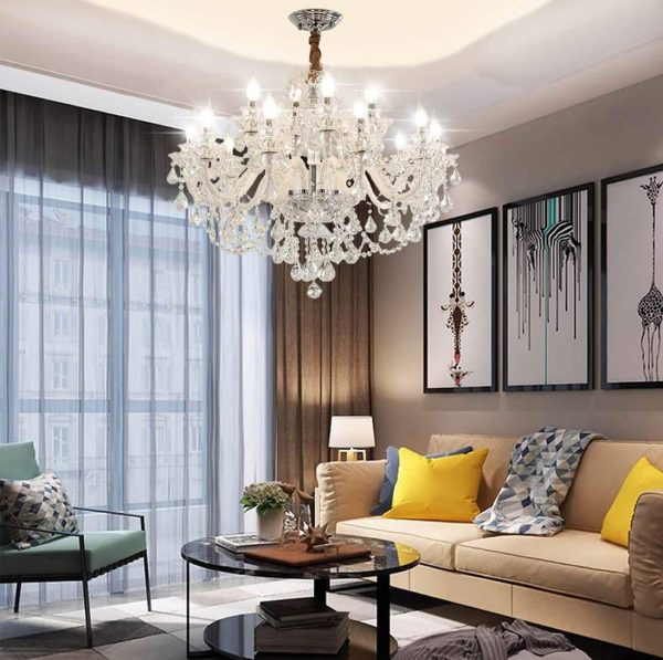 OEM Bedroom Dining Room Living Room Lights Ceiling Lighting Wedding Chandeliers Pendant Lights Hanging Modern Crystal Chandelier