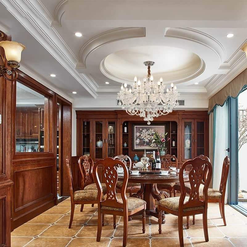 OEM Bedroom Dining Room Living Room Lights Ceiling Lighting Wedding Chandeliers Pendant Lights Hanging Modern Crystal Chandelier - 图片 2