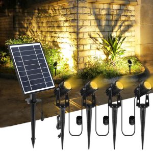 Solar Emergency Charging Lamp Waterproof Outdoor Garden Spotlight Courtyard Landscape Street Tree LED Lawn Solar Lamp
