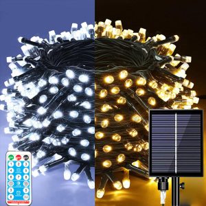 LED Solar String Lights Outdoor Waterproof Twinkle Fairy Lights Tree Party Holiday Wedding Solar Power Christmas Lights Outdoor