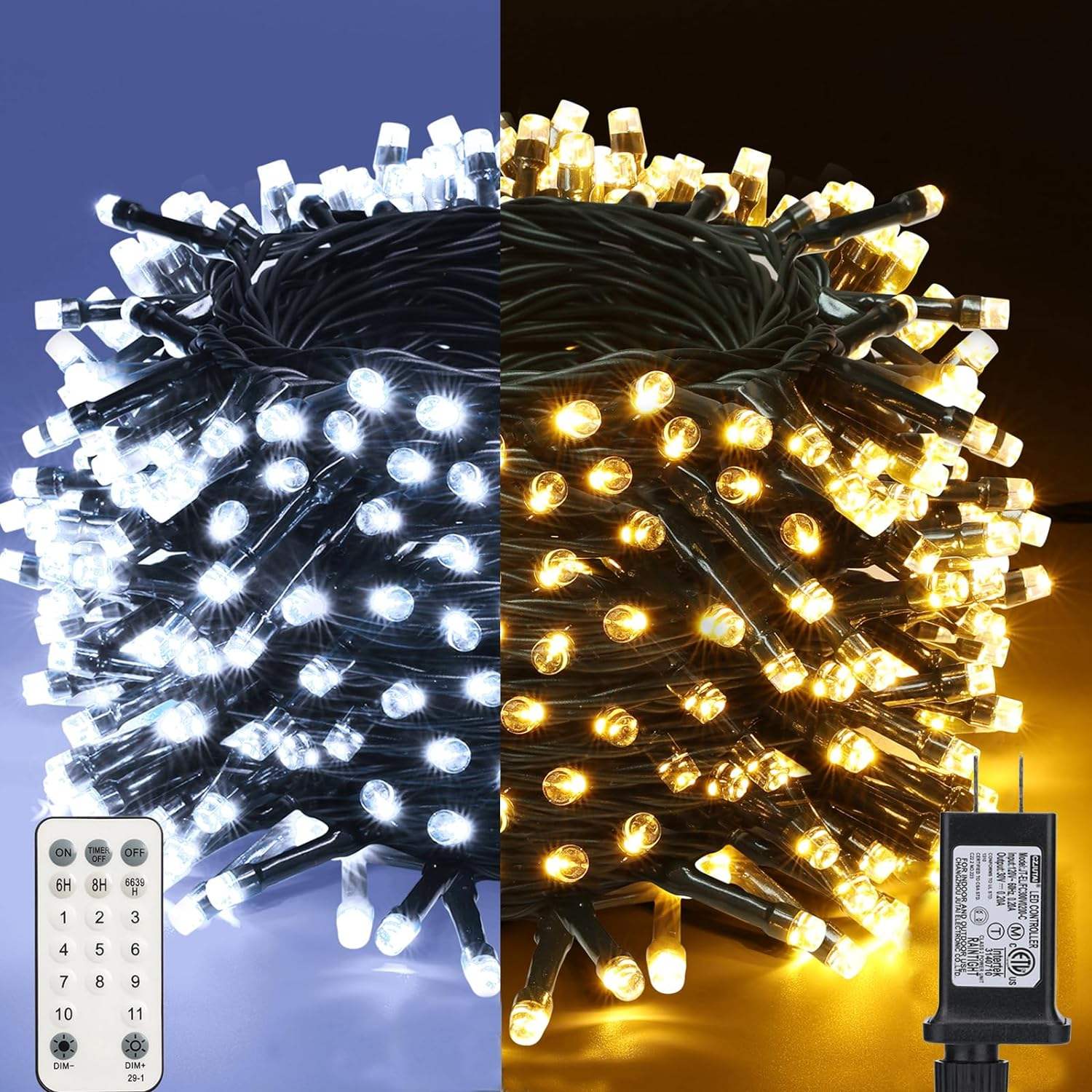 LED Solar String Lights Outdoor Waterproof Twinkle Fairy Lights Tree Party Holiday Wedding Solar Power Christmas Lights Outdoor - 图片 6