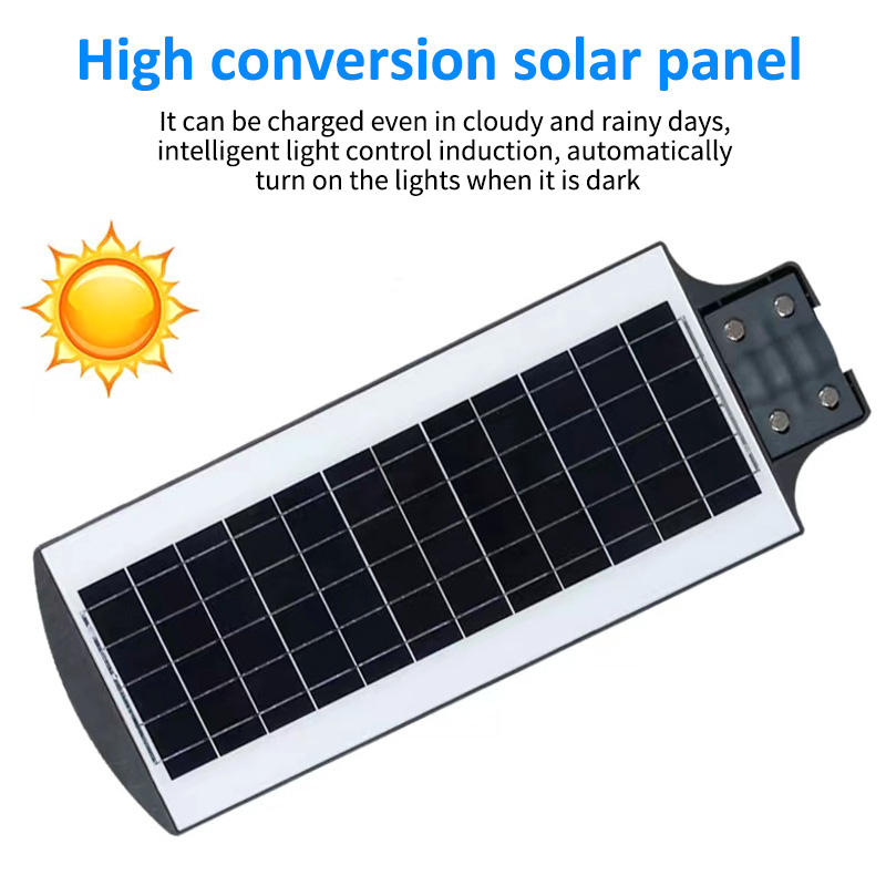 Solar Street Lights Solar Security Flood Light Parking Lot Court Garage Patio Waterproof All in One Solar Street Light Outdoor - 图片 4