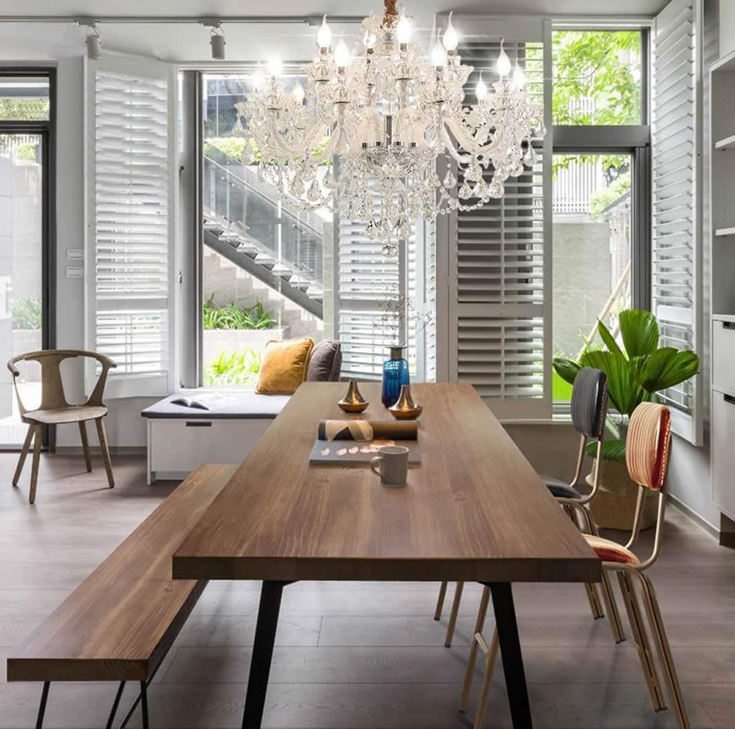 OEM Bedroom Dining Room Living Room Lights Ceiling Lighting Wedding Chandeliers Pendant Lights Hanging Modern Crystal Chandelier - 图片 7