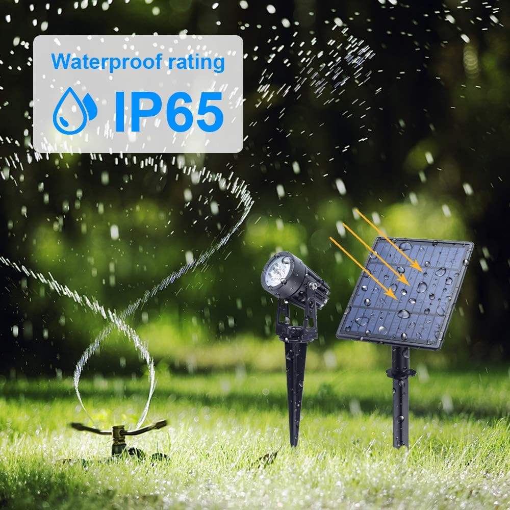 IP65 Waterproof Outside Solar Powered Garden Yard Landscape Pathway Driveway Lighting Spotlights LED Solar Spot Lights Outdoor - 图片 3
