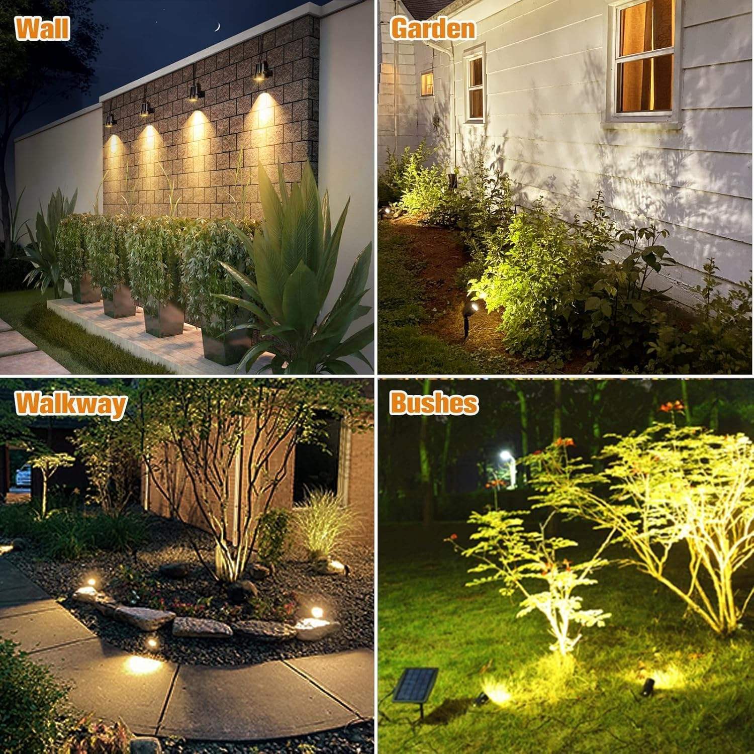 IP65 Waterproof Outside Solar Powered Garden Yard Landscape Pathway Driveway Lighting Spotlights LED Solar Spot Lights Outdoor - 图片 4